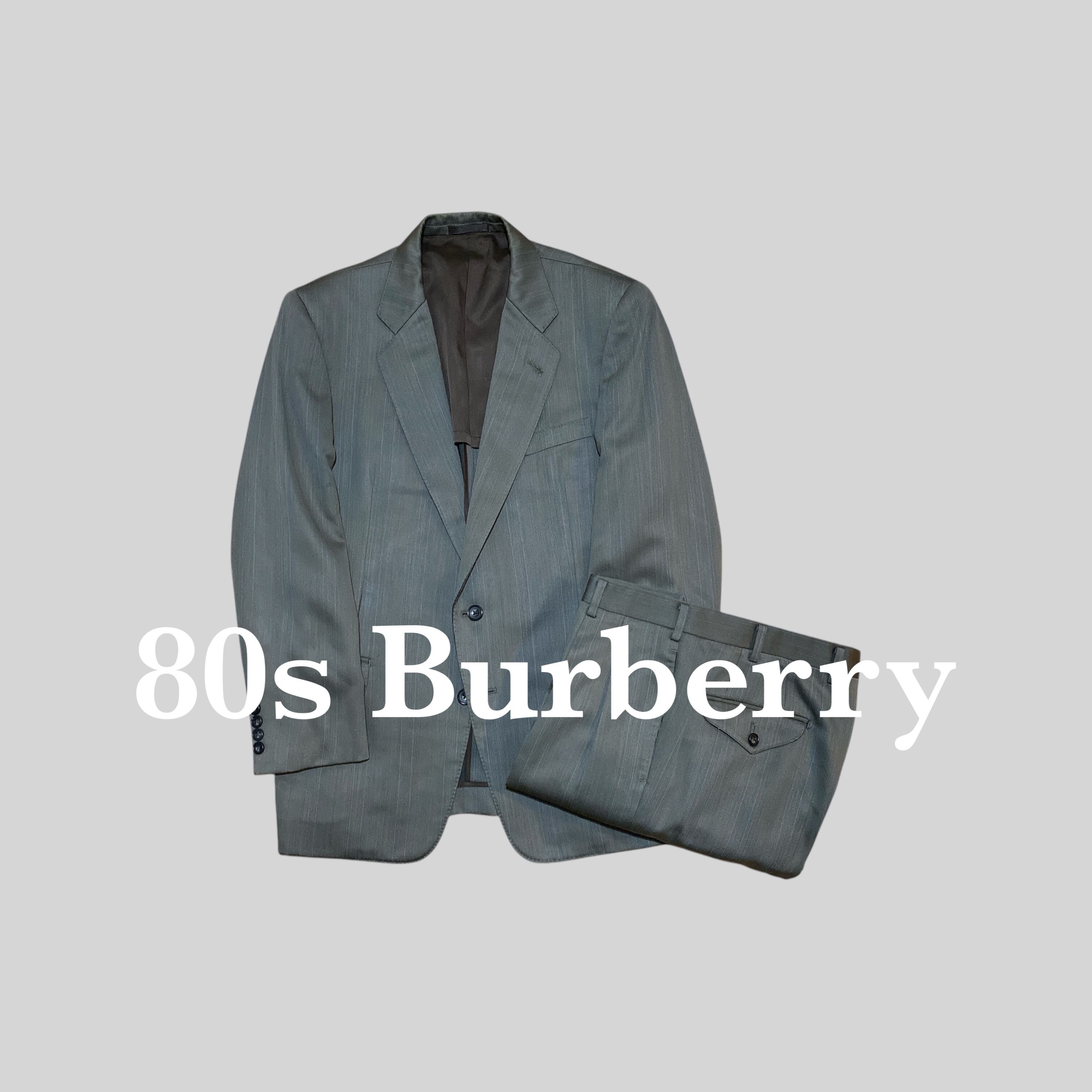 80s Burberry Set up スーツ 古着 ヴィンテージ ビンテージ バーバリー 80s Burberry Set up スーツ 古着 ヴィンテージ ビンテージ バーバリー