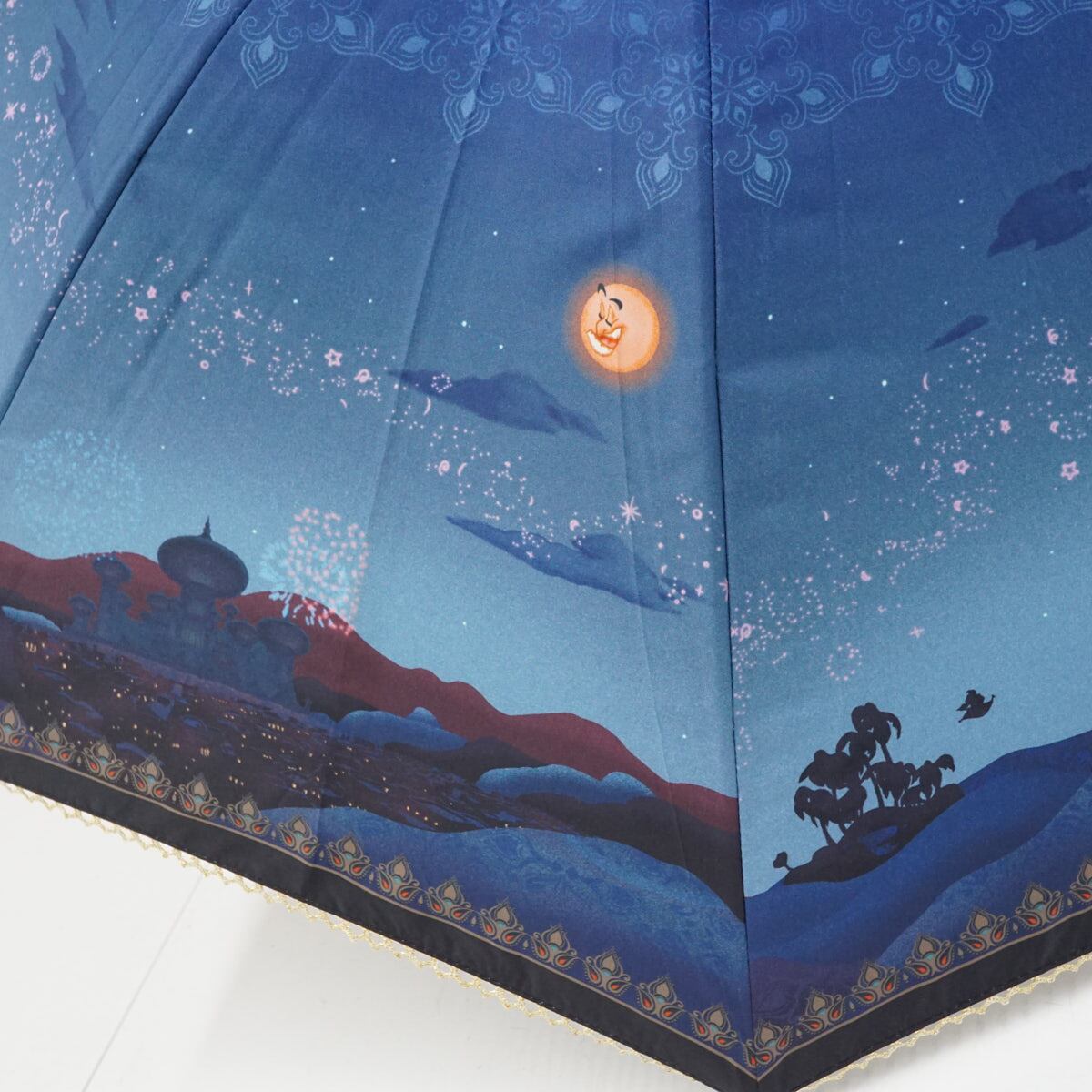 日傘 アラジン USED品 晴雨兼用 マジカルナイト ディズニー UV 遮光