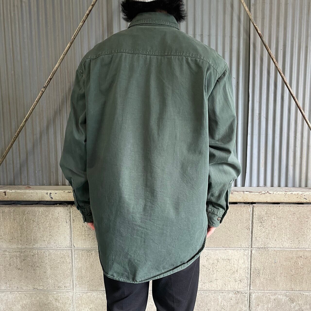 90年代 OLD GAP オールドギャップ 無地 コットン 長袖シャツ メンズL