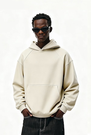 HeiQスマート温度調節 立体裁断プルパーカー