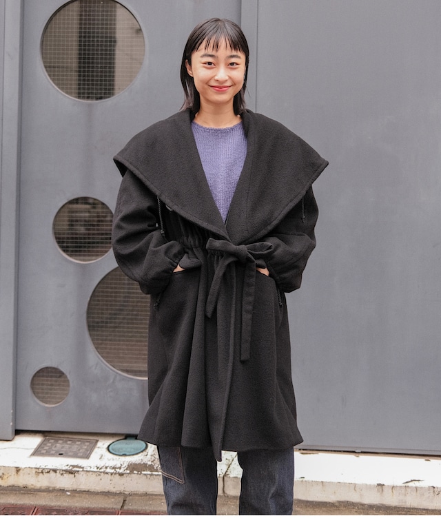 【送料無料】”SONIA RYKIEL”cashmere coat MADE IN FRANCE