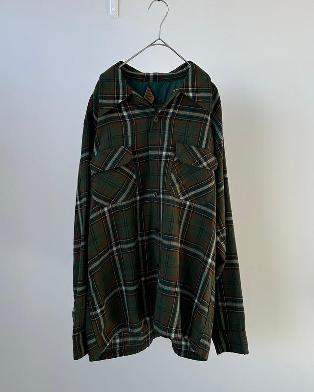 -Pendleton- Vintage 70s L Board Shirt made in USA