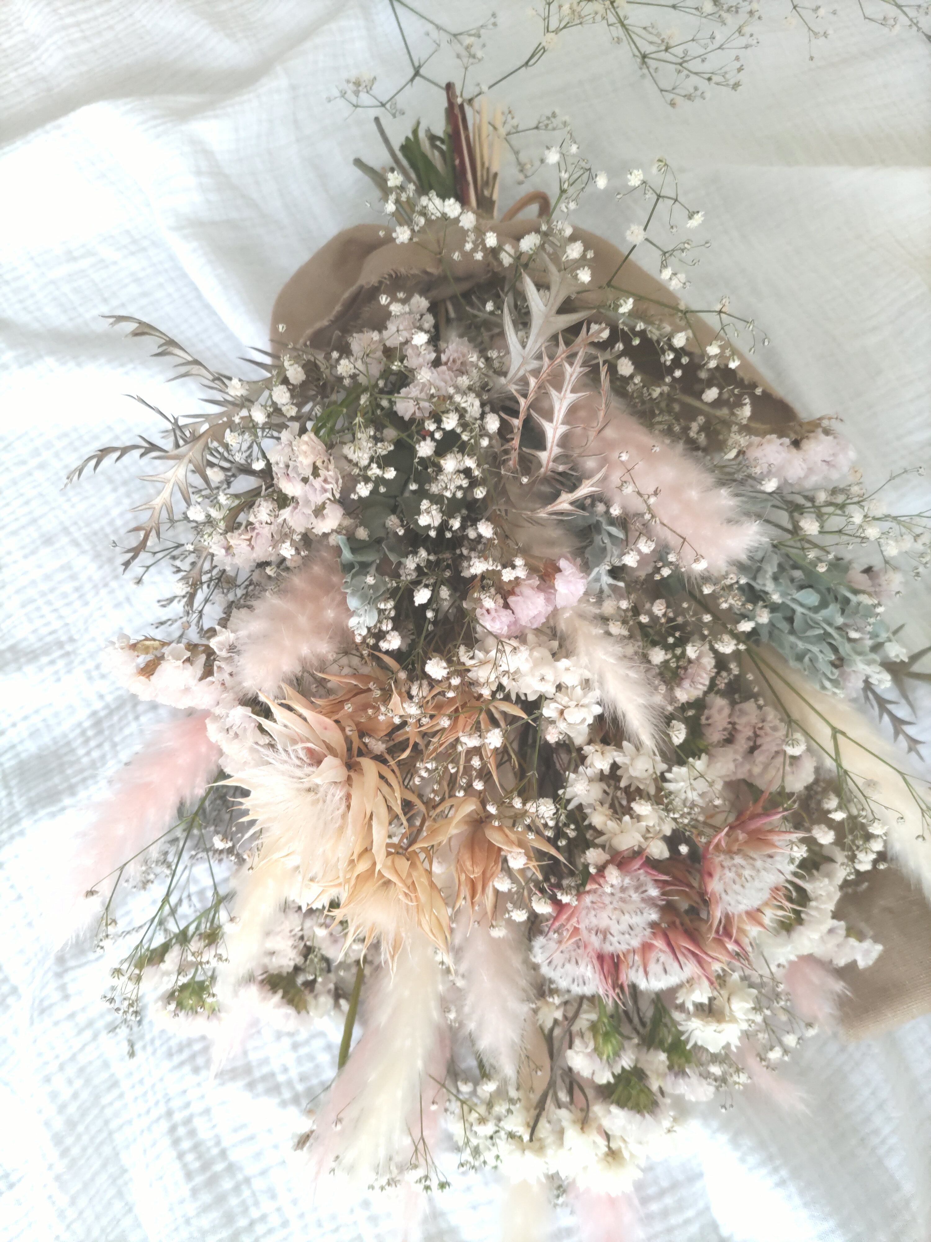 リース　パンパスグラス　スワッグ　ブーケ bouquet【ミュシャ】 ソラフラワーのブーケ スワッグ