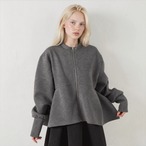 バックフレア  ボンディング ジップジャケット