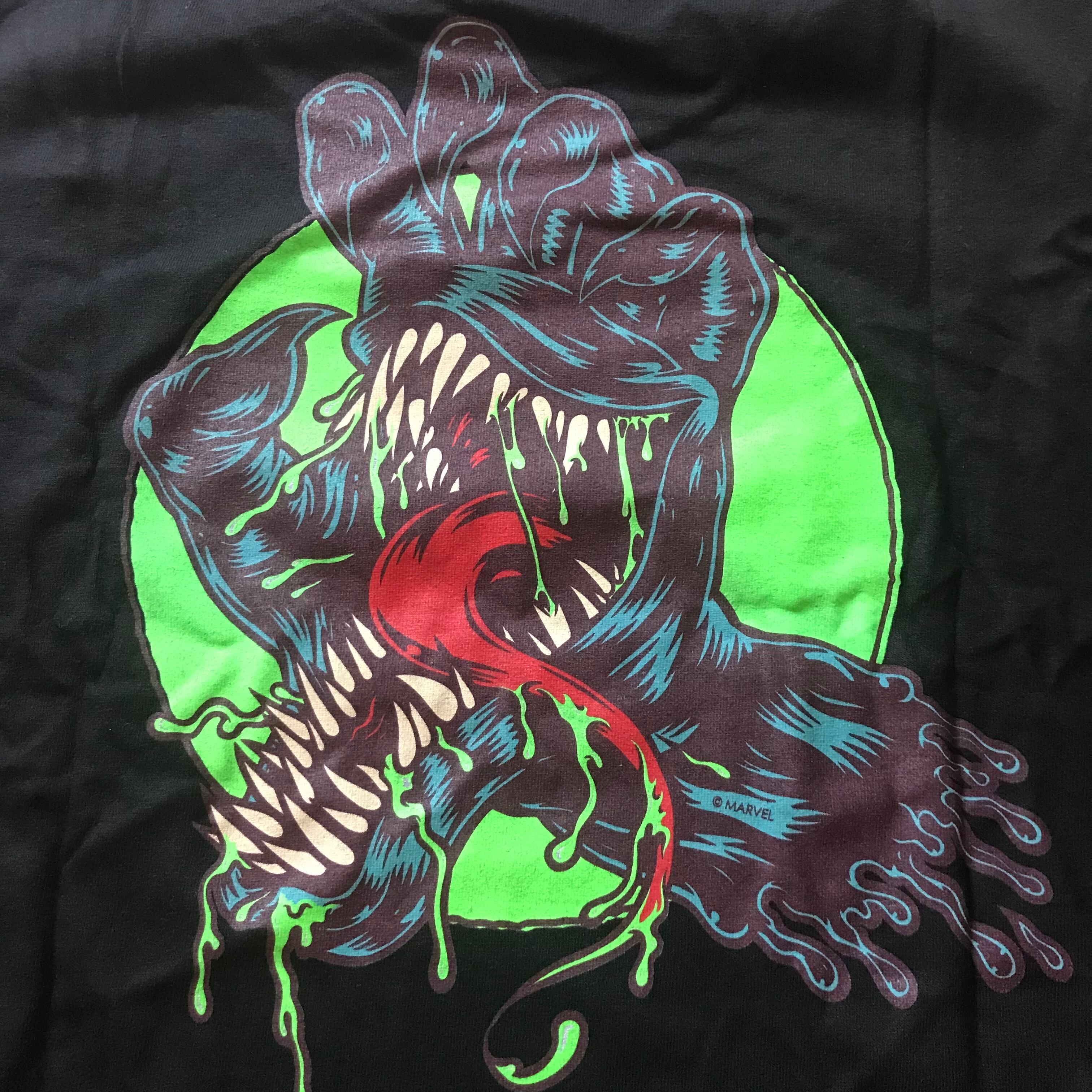 MARVEL X SANTA CRUZ VENOM HAND T-SHIRT DEAD STOCK | LIGHT CAVE