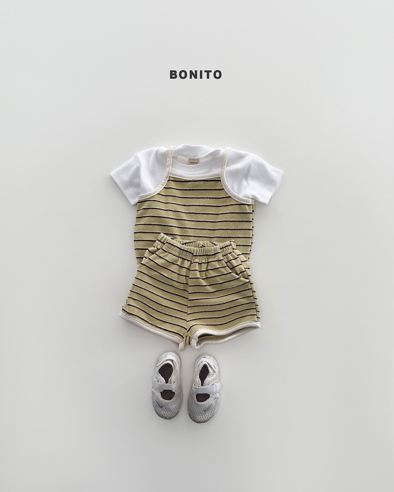 [BONITO] Terry Sleeveless Set-up / [보니토] 테리나시세트