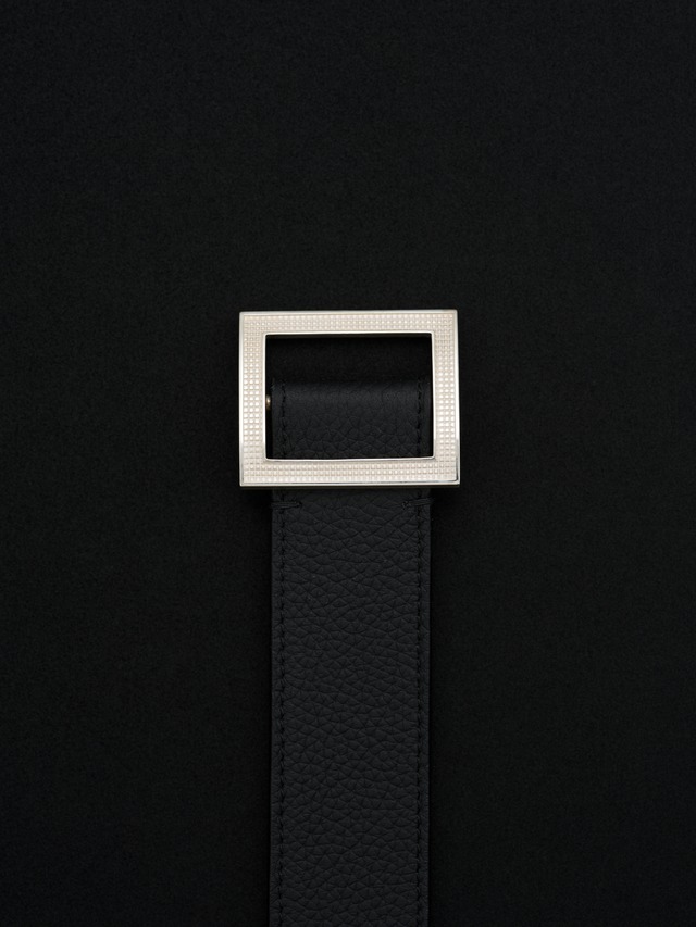 Square Buckle Belt | Black