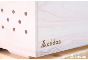 Cridas(クリダス) UK Basket UKバスケット TUKB01 コンテナボックス ヒノキ 国産木材