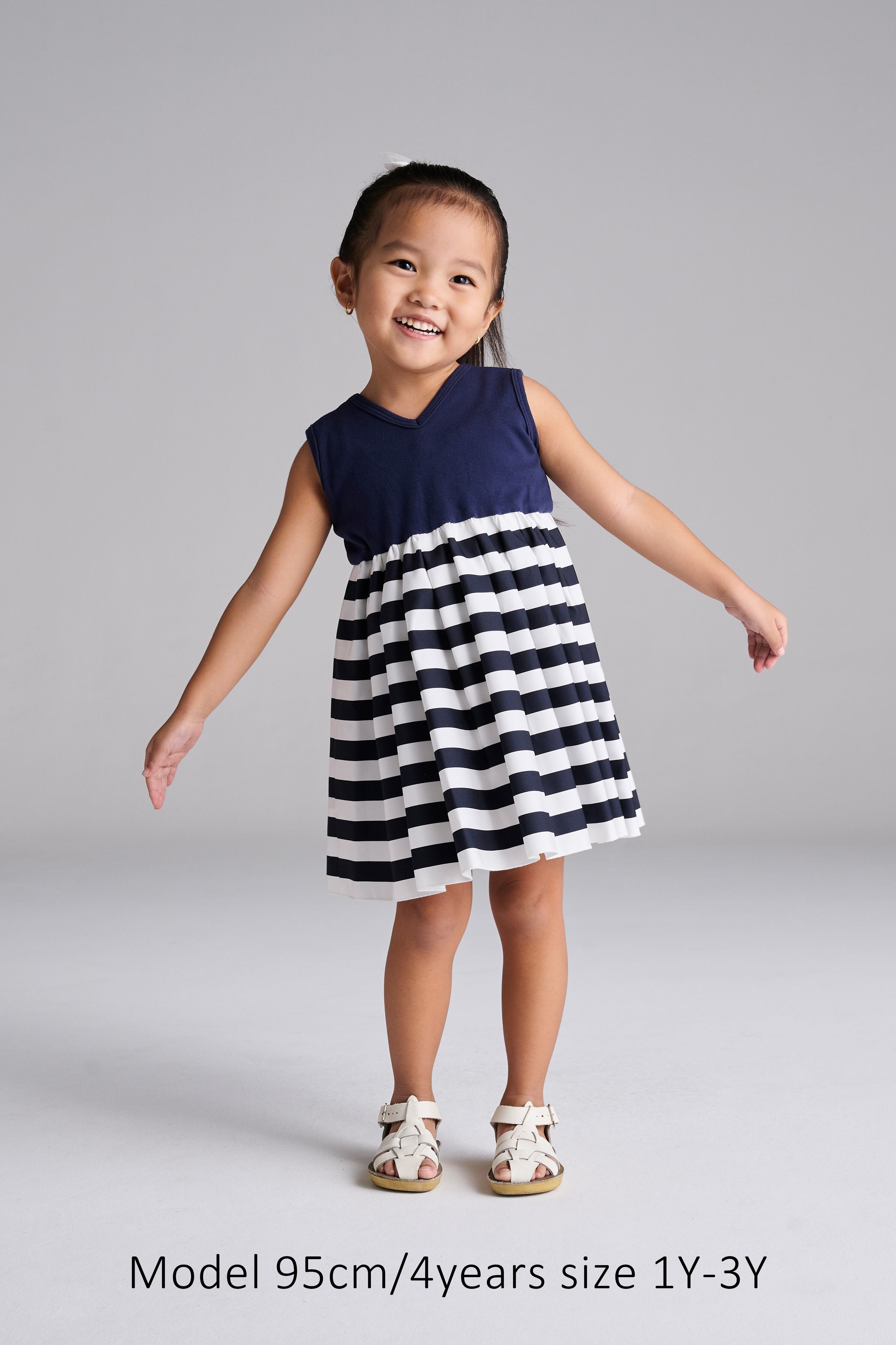 【タグ付未着用】シーニューヨーク Demi Kids Dress 12Y 子供服 BORDER T-DRESS KIDS 6Y-11Y | AMICA・kids