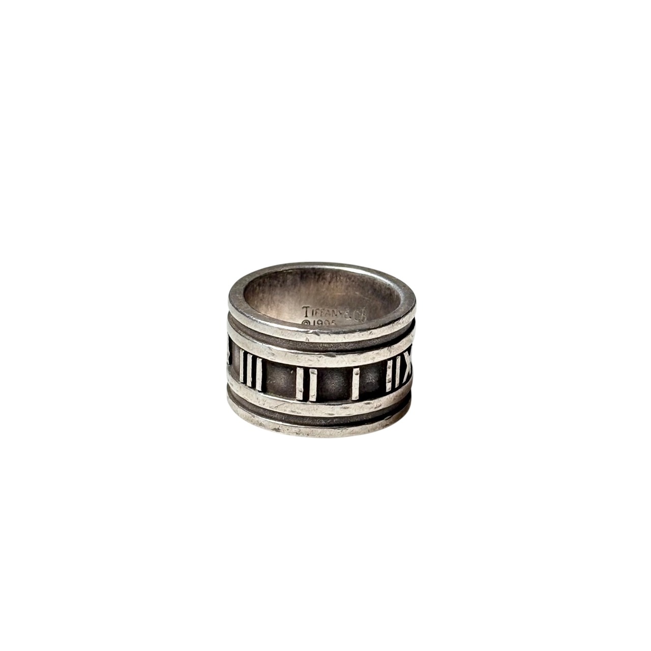 vintage 1995’s TIFFANY silver wide “Atlas” ring