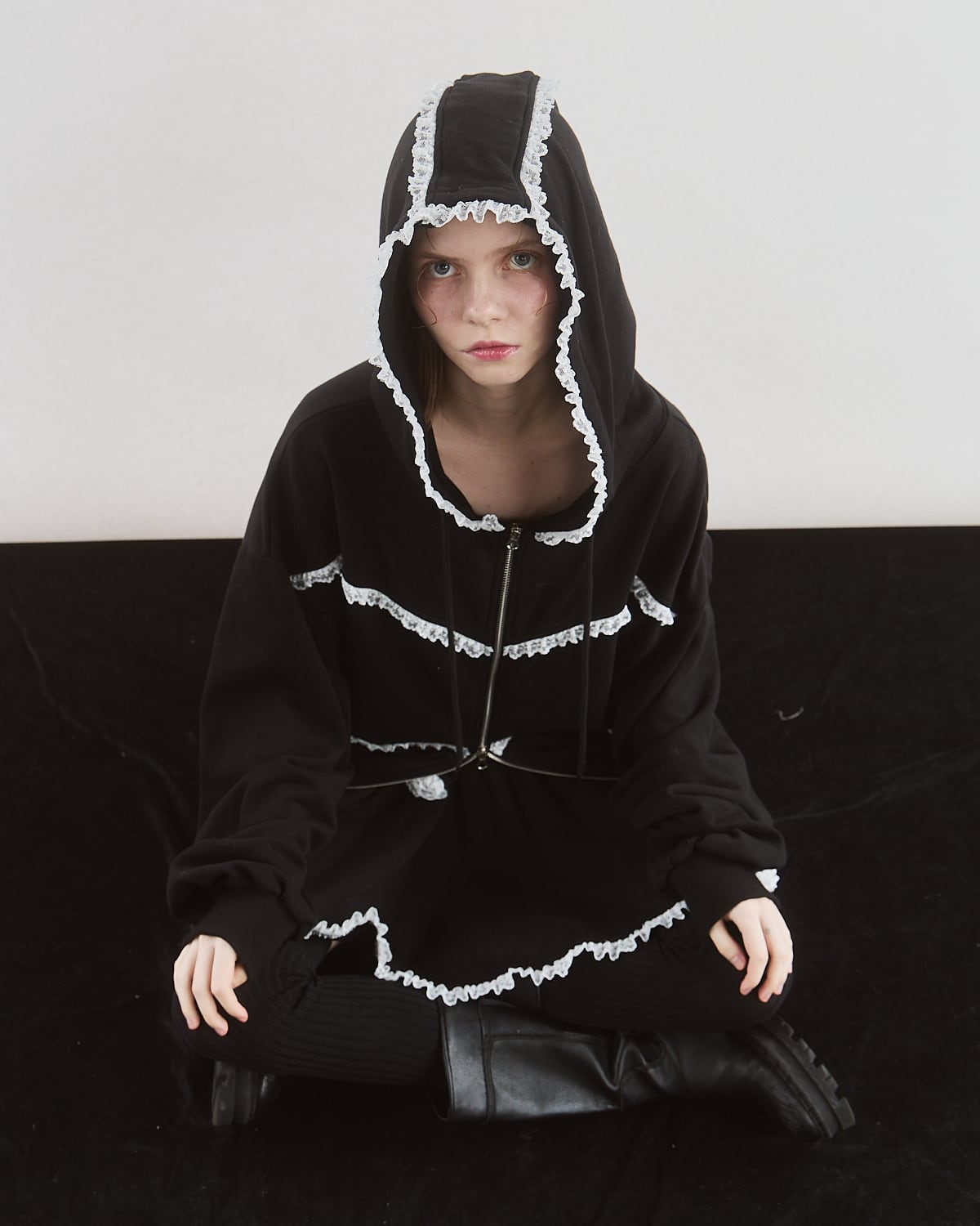 レースラインビッグパーカー | lilLilly official webstore