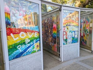 【4枚セット×10 合計40枚】寄付型おりづるポチ袋「むすび」4色