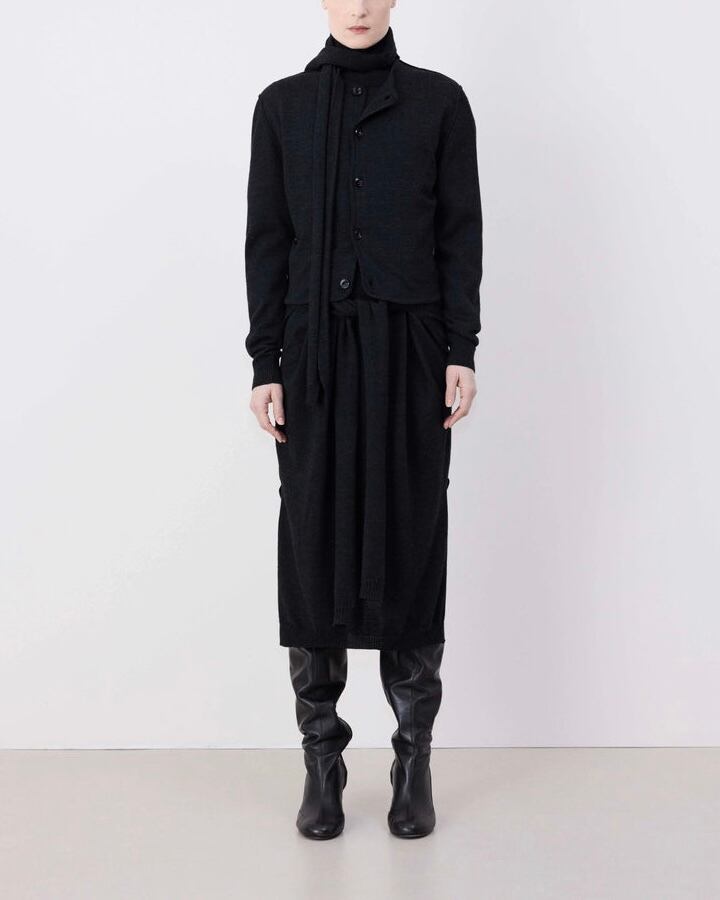 LEMAIRE / TWISTED CARDIGAN WITH SCARF | LA VILLA ROUGE LEMAIRE / TWISTED CARDIGAN WITH SCARF | LA VILLA ROUGE