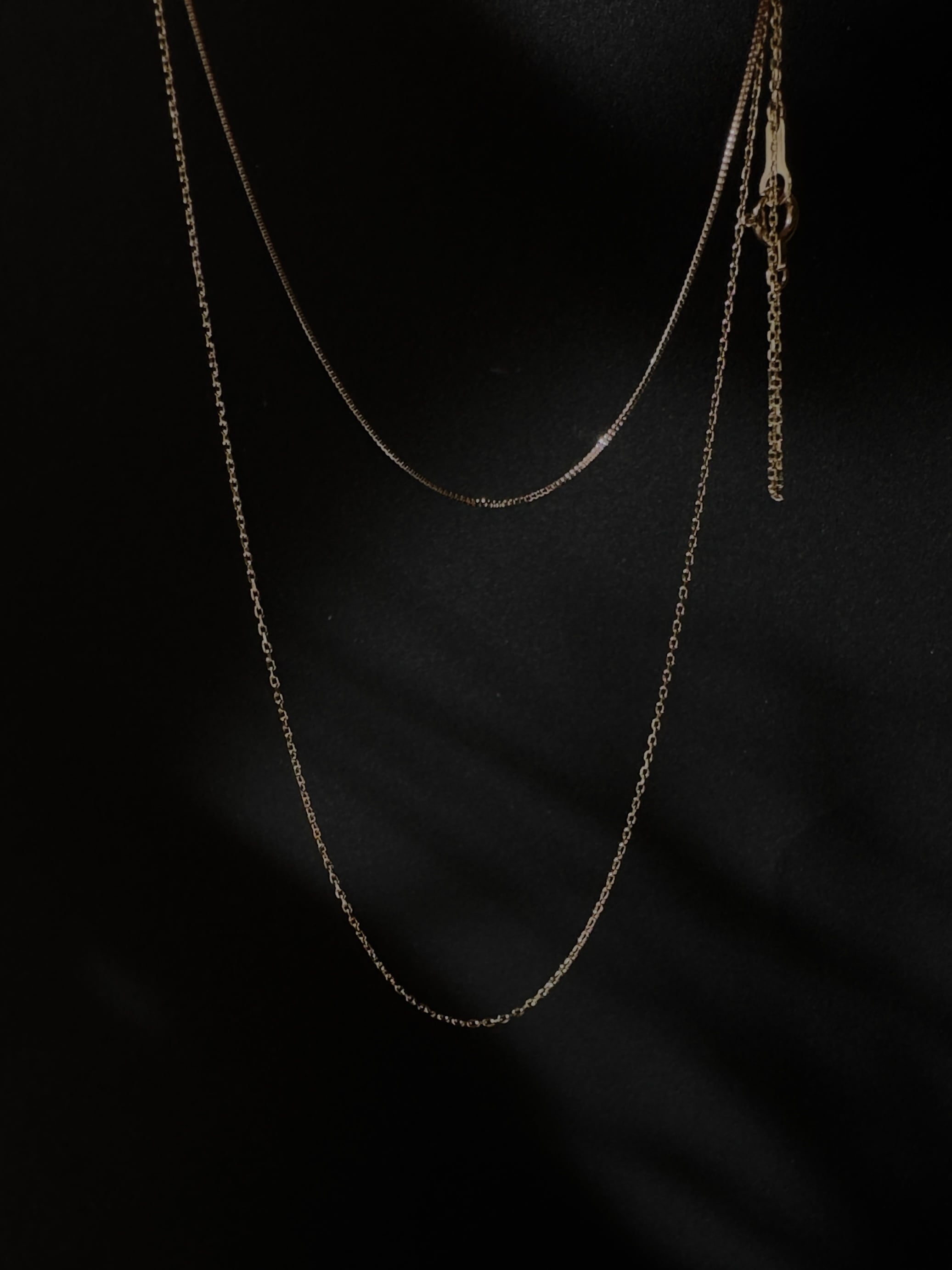 〈K10〉c skin chain necklace | magnolia powered by BASE