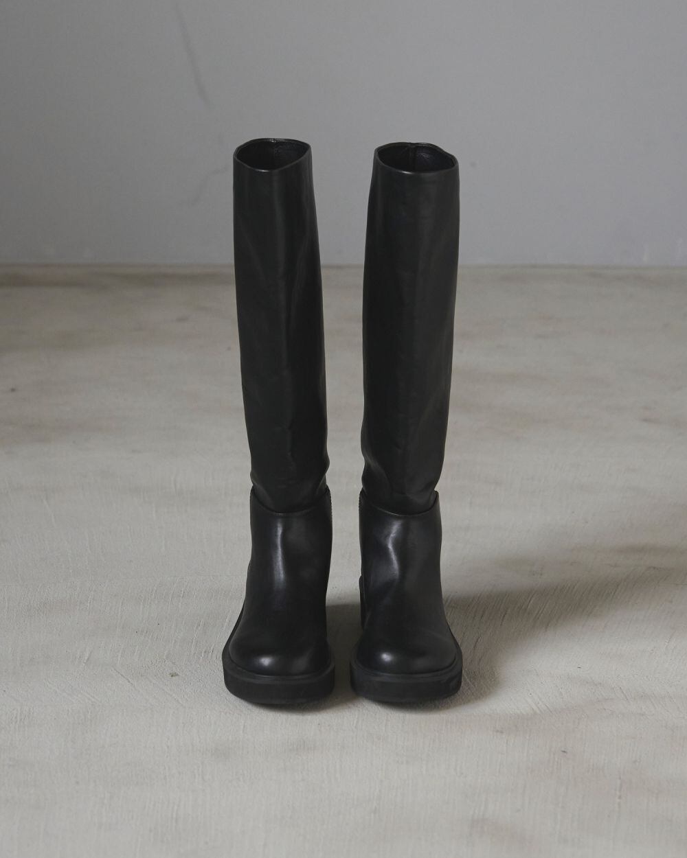 anuke(アンヌーク) Ecoleather Long Boots | サウスオレンジ｜メンズ