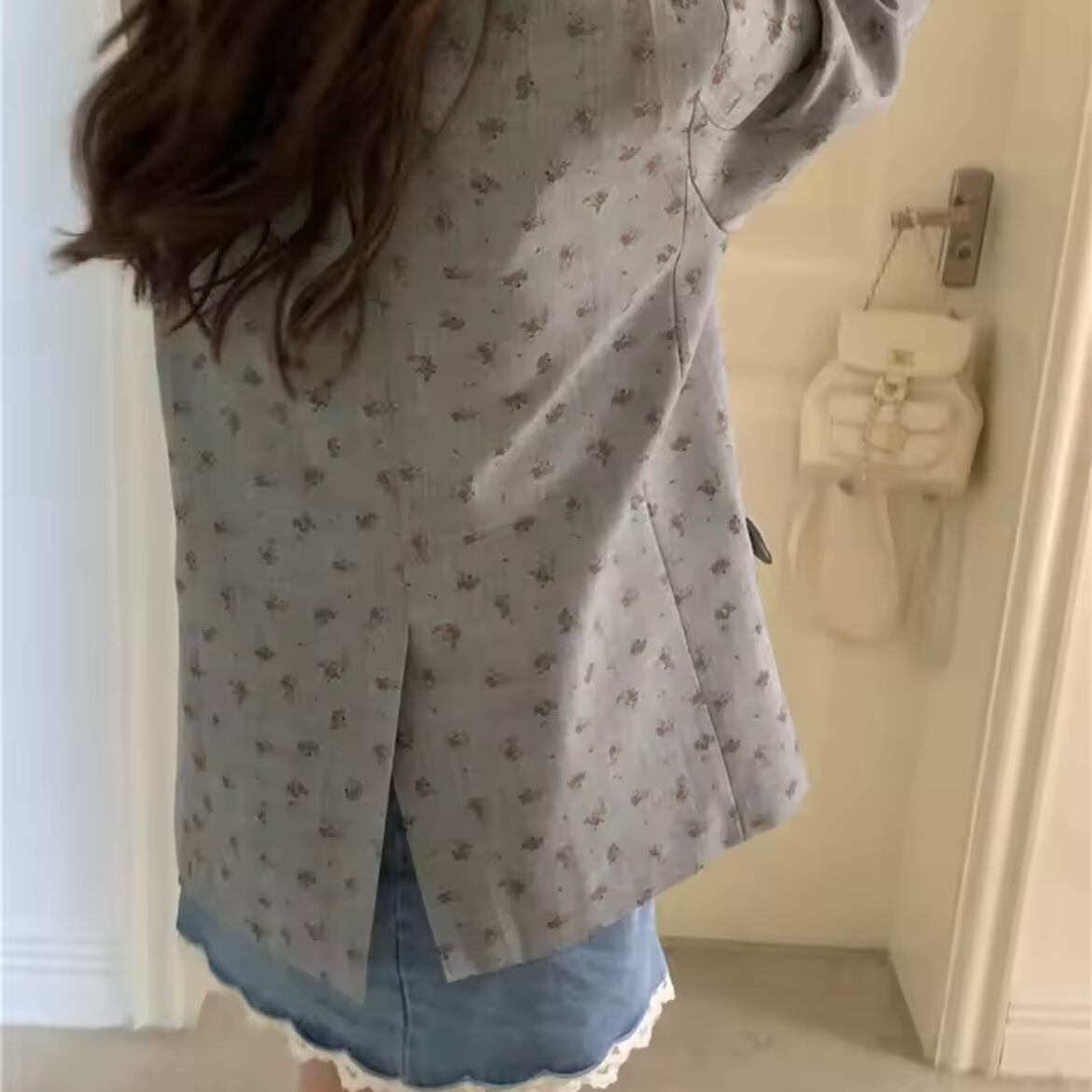 flower tailored jacket