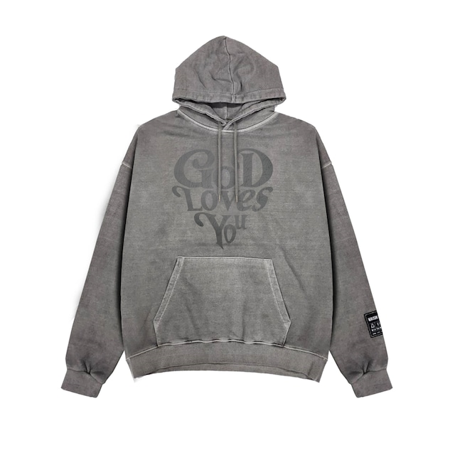 GOD LOVES YOU  Grunge Hoodie