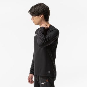 ミズノドライエアロフローTシャツ[ユニセックス]32MAD531 長袖 トレーニング 吸汗速乾