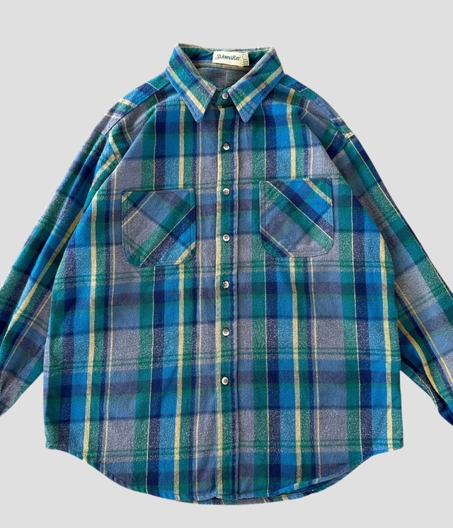 -ST JOHNSBAY- Vintage 80~90s L Flannel Shirt