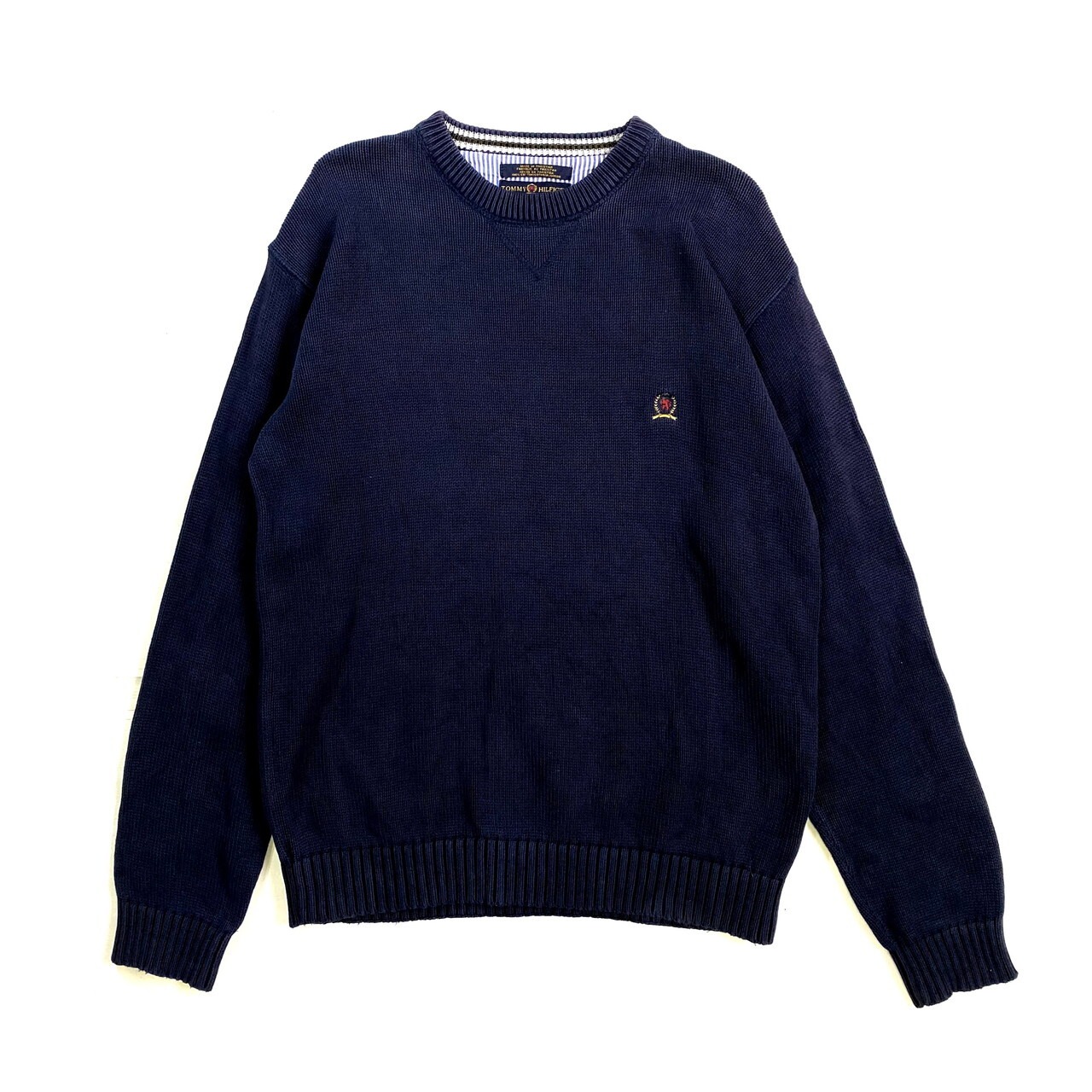 TOMMY HILFIGER トミーヒルフィガー クルーネック コットンニット 