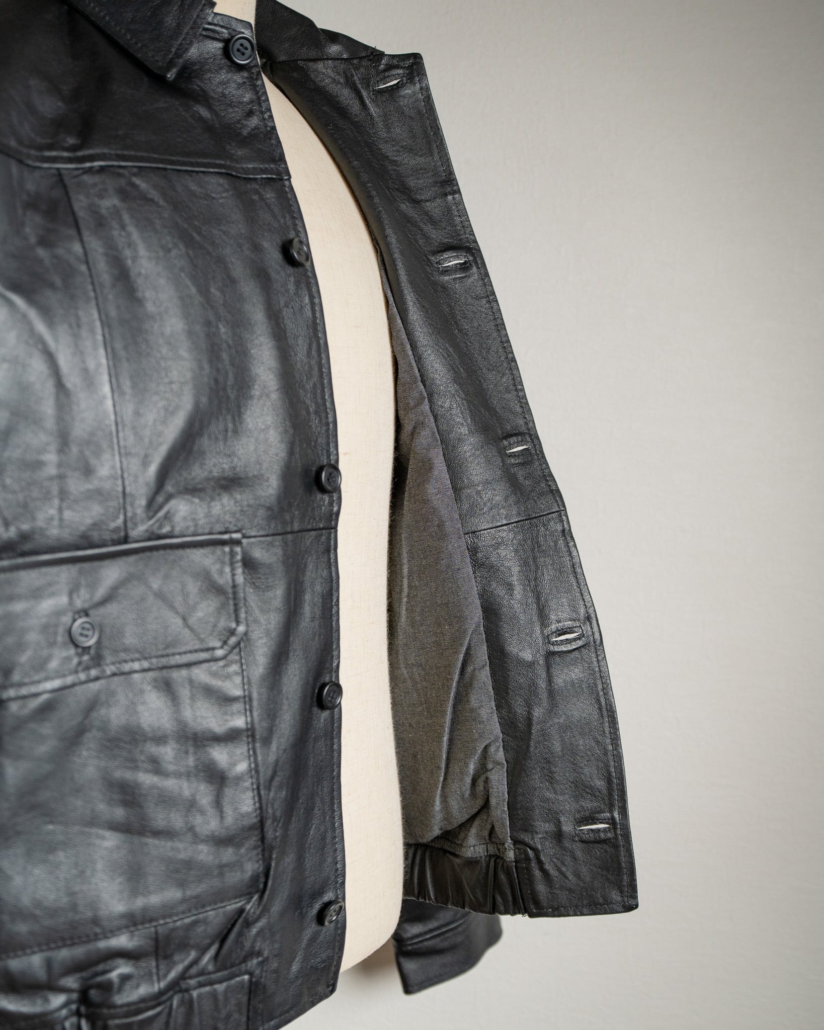 yoused】FRENCH ANTIQUE LEATHER JACKET ユーズド リメイク フレンチ