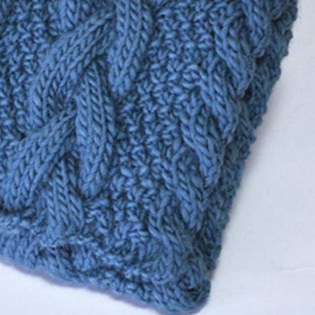 ニットクラッチバッグ『TWIST』ブルーグレー | クルーズ