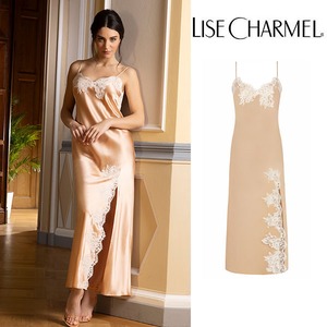 [C80pe] ロングドレス ロングスリップ ナイティ ストレッチシルクサテン 品番ALC1180 【LISE CHARMEL】【リズシャルメル】【インポートランジェリー】