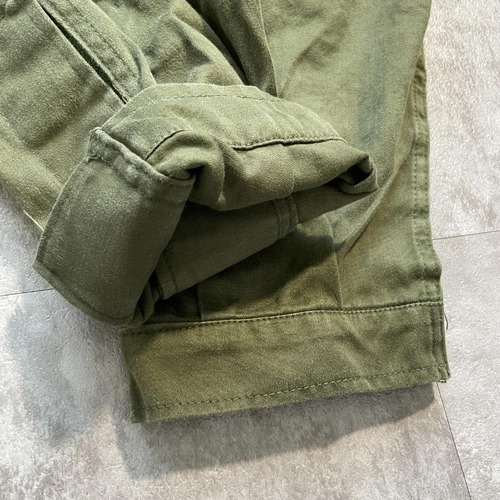 80s ベルギー軍? 非対称ポケット実物 ダブルフェイスパンツ ダブルニー 詳細写真9