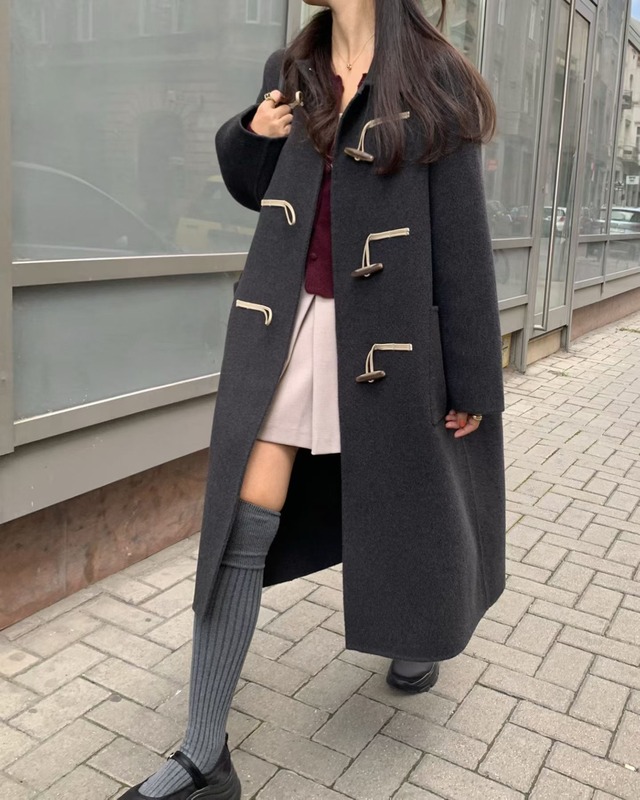 (予約) pretty young thing / Color toggle handmade coat 3color