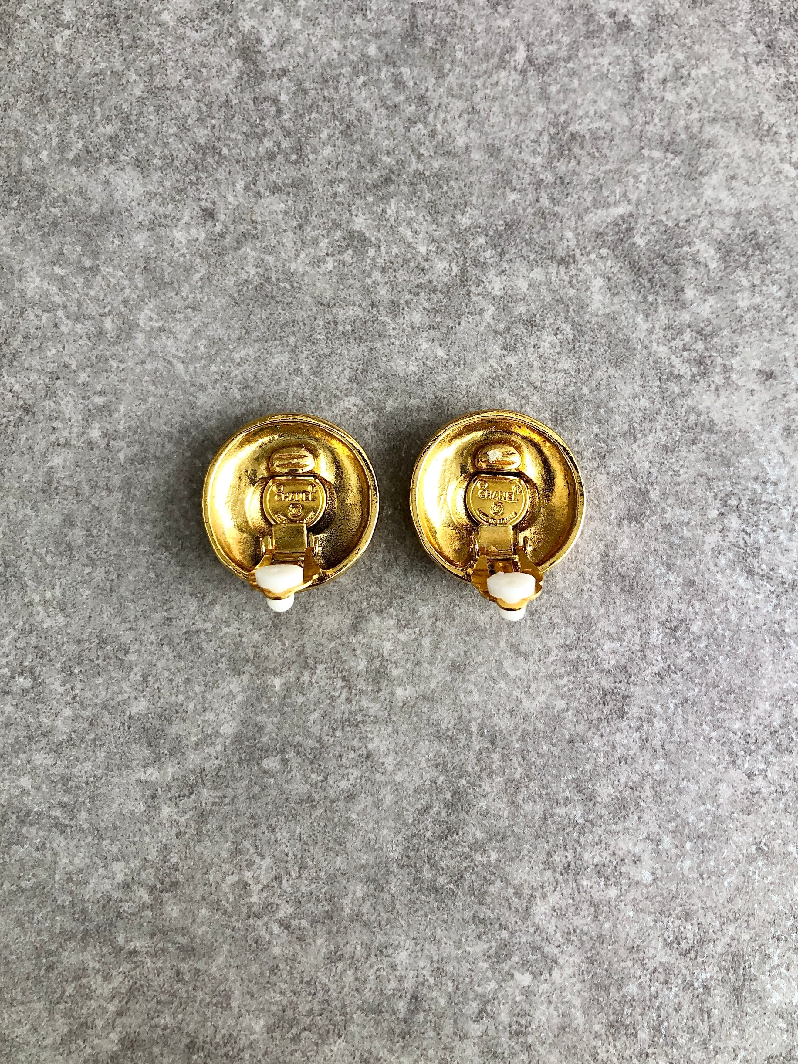CHANEL シャネル イヤリング ゴールド ココマーク vintage