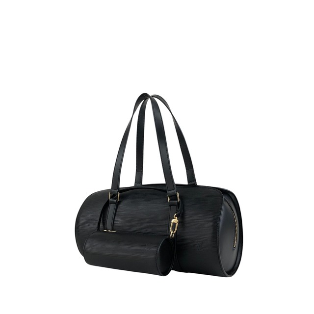 LOUIS VUITTON ルイヴィトン エピ トートバッグ ブラック スフロ レザー M52222 ロールバッグ vintage ヴィンテージ オールド uxxrki