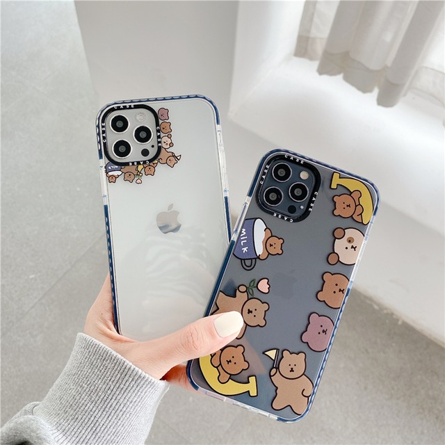 【韓国通販 dgo】iPhone protective case "Cute bear"（A0240）