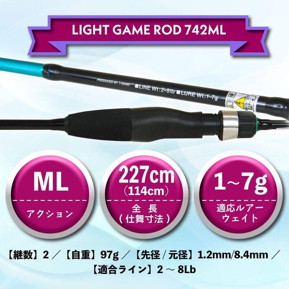 おり釣具 アジング メバリング ロッド ライトゲーム 692ML・742ML | Pay ID