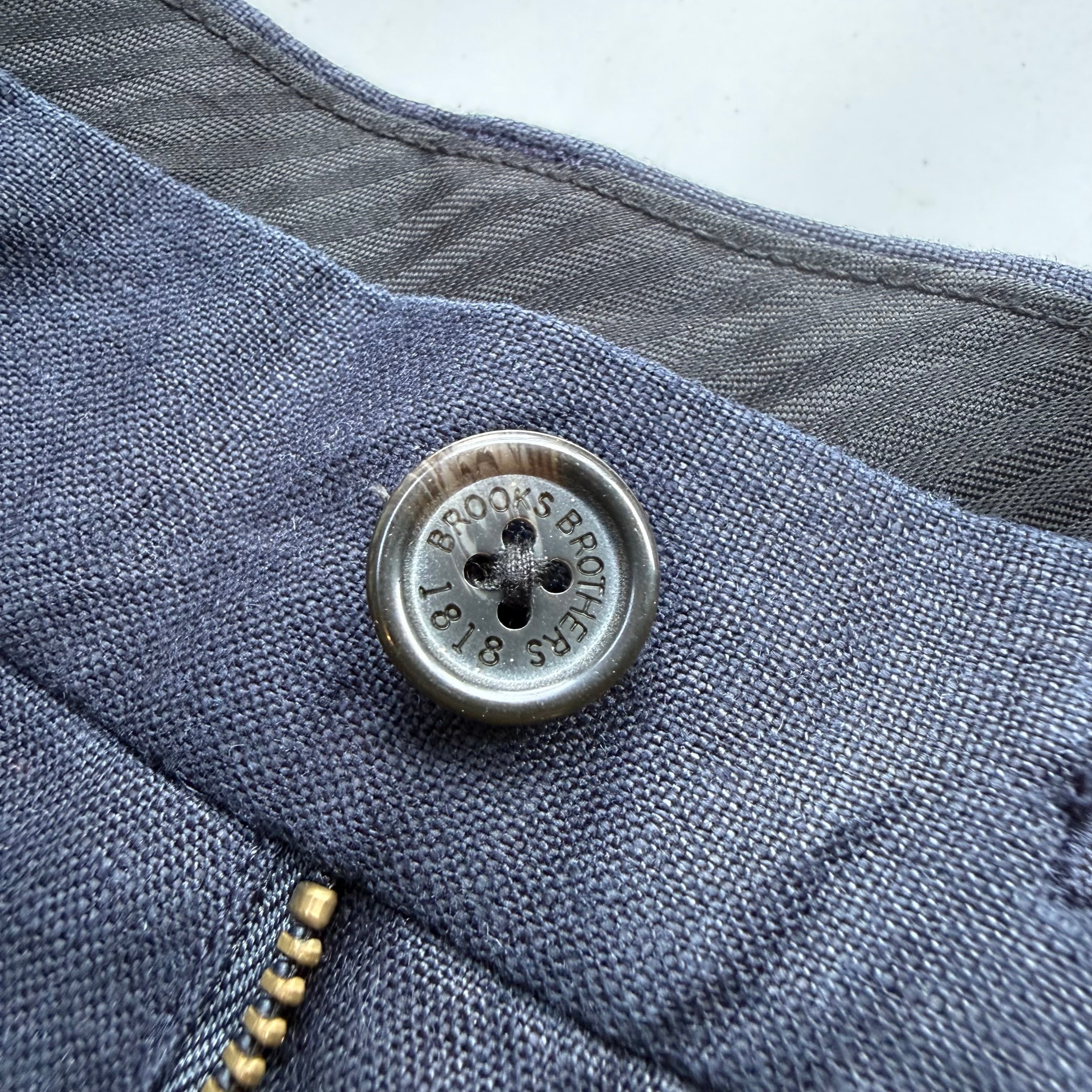 00's Vintage “BROOKS BROTHERS” Linen 2tuck Slacks | 放課後の思い出