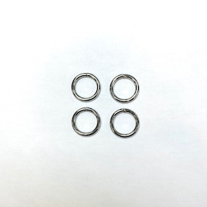 丸カン 内径15mm【ニッケル(4個入り）】JMK-115