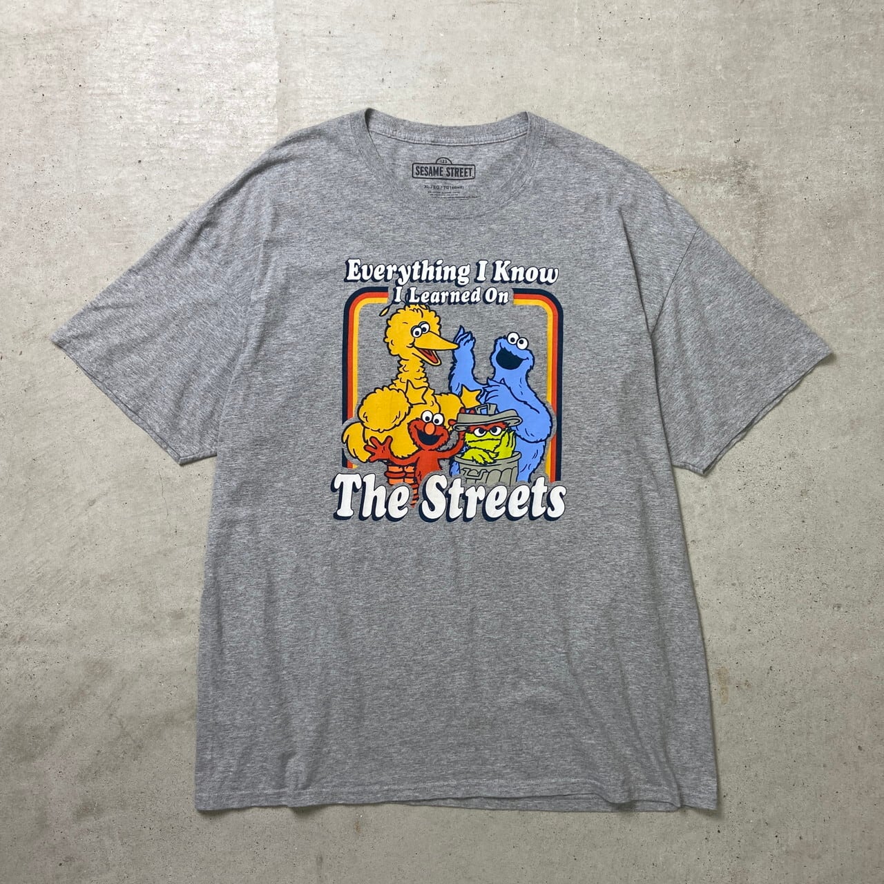 SESAME STREET セサミストリート キャラクタープリントTシャツ メンズ 