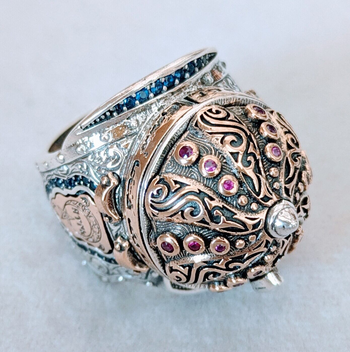 メンズ ハンドメイド リング(宝箱) 925silver | HAYAT TURKISH STYLE