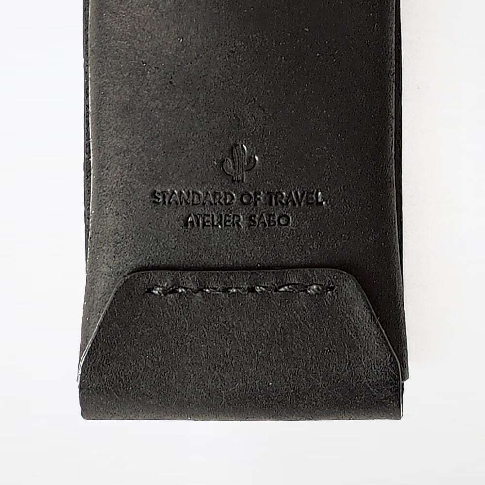 スリムなペンケース 大切なペン3本【ブラック】（受注生産） | セミ