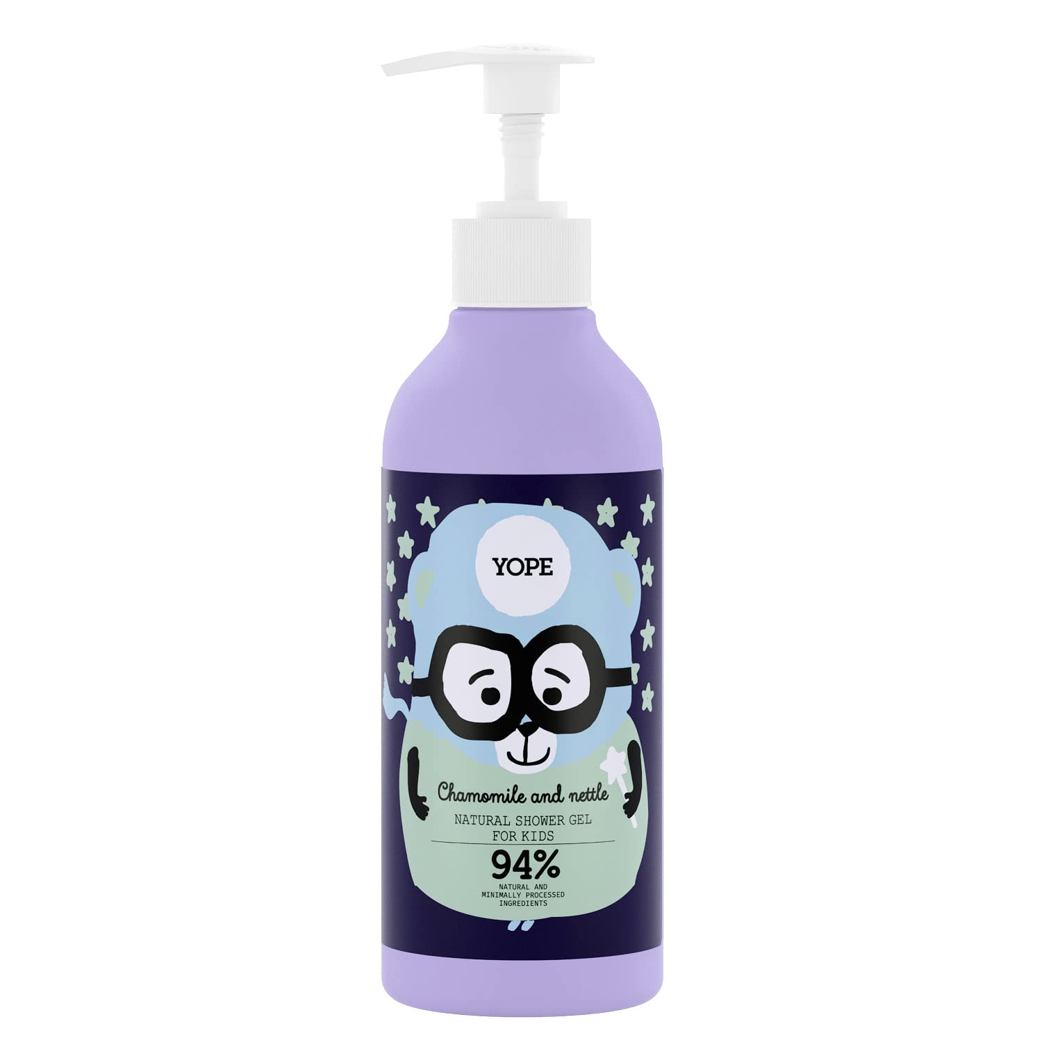 『YOPE』 ナチュラル キッズ ボディソープ 400ml カモミール&ネトルの香り 天然由来成分94%配合 乾燥 子供用 敏感肌 ECOCERT