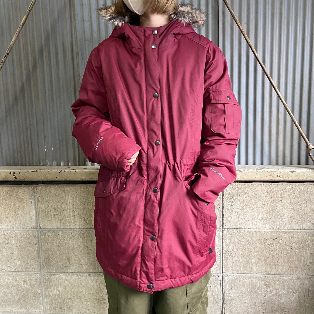 Eddie Bauer エディーバウアー ナイロン ダウンパーカー ダウン 