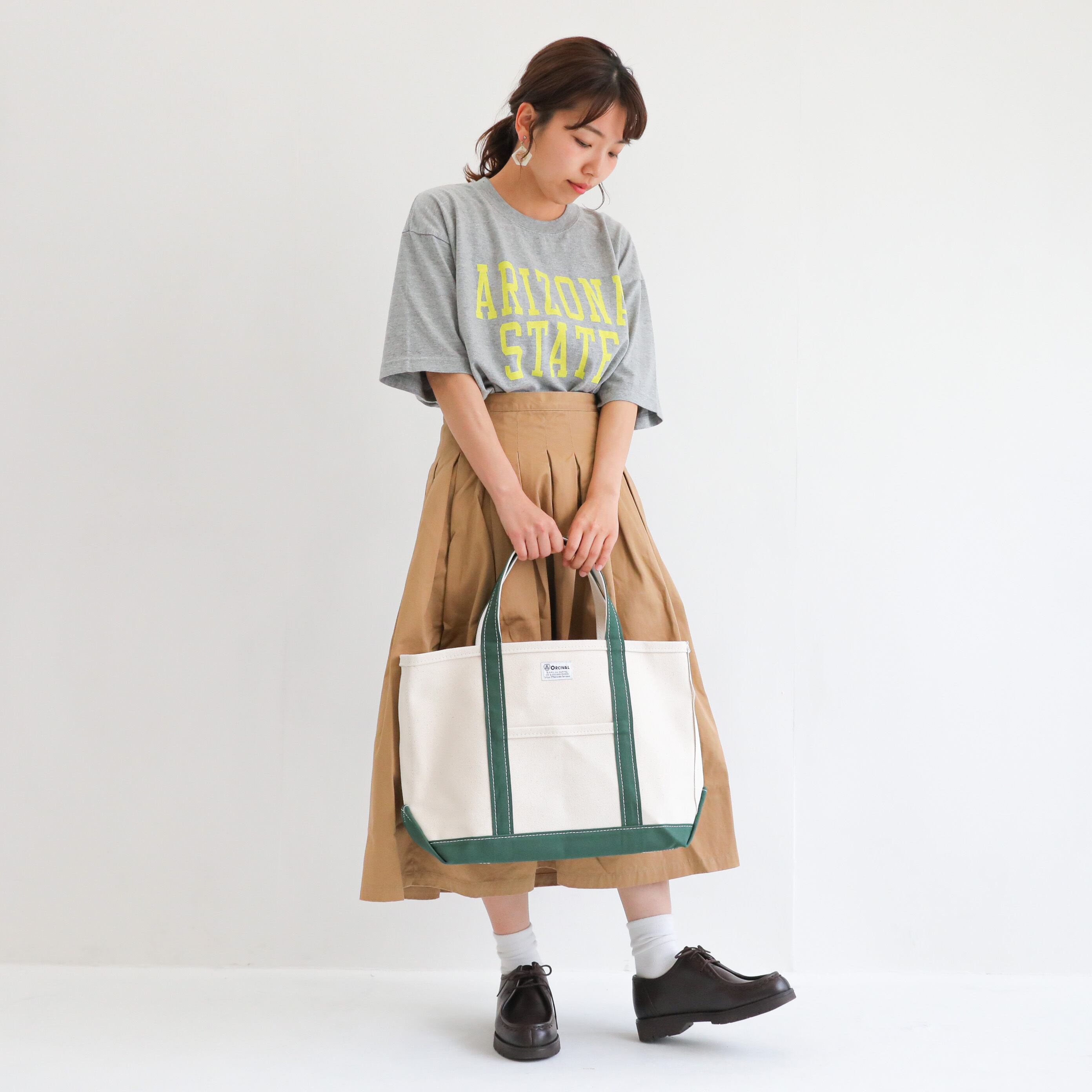 ORCIVAL キャンバストートバック 中