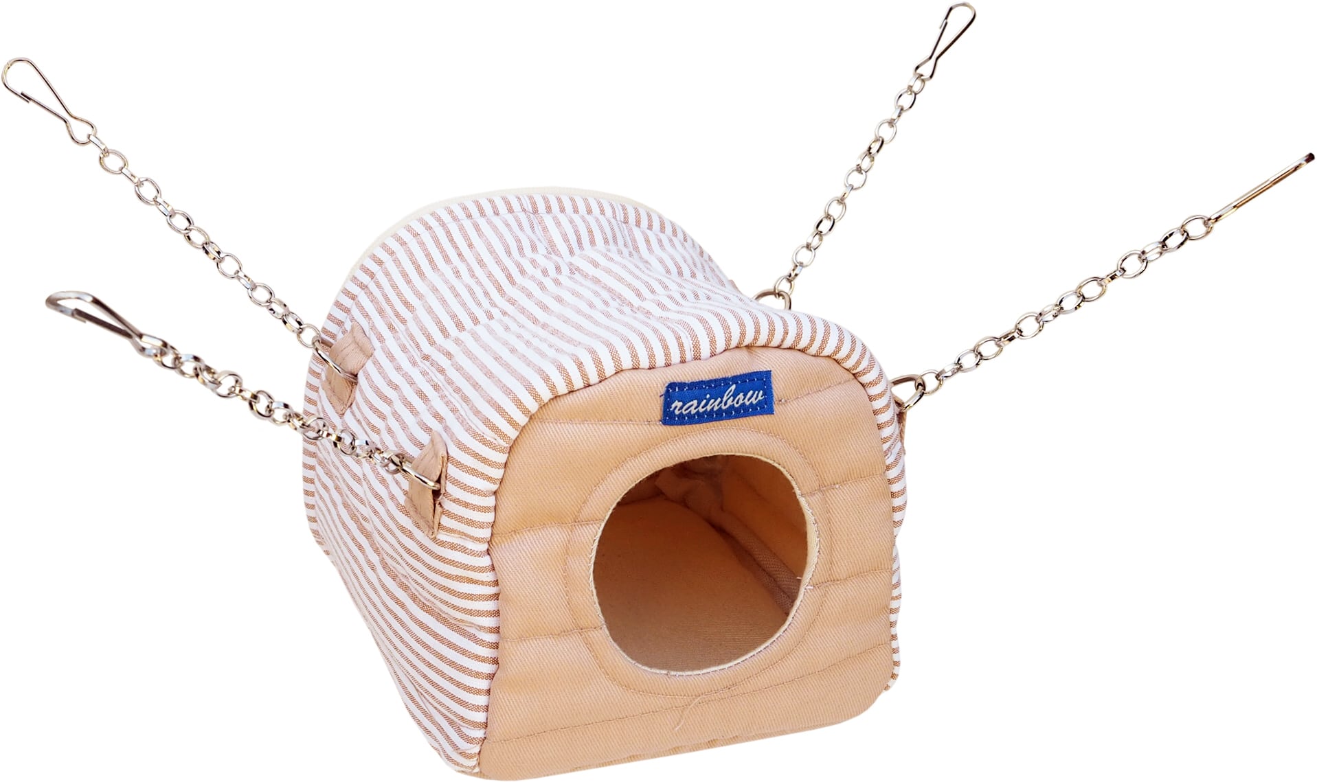【小動物用品】アーチのおうち　ベージュ/ラベンダー