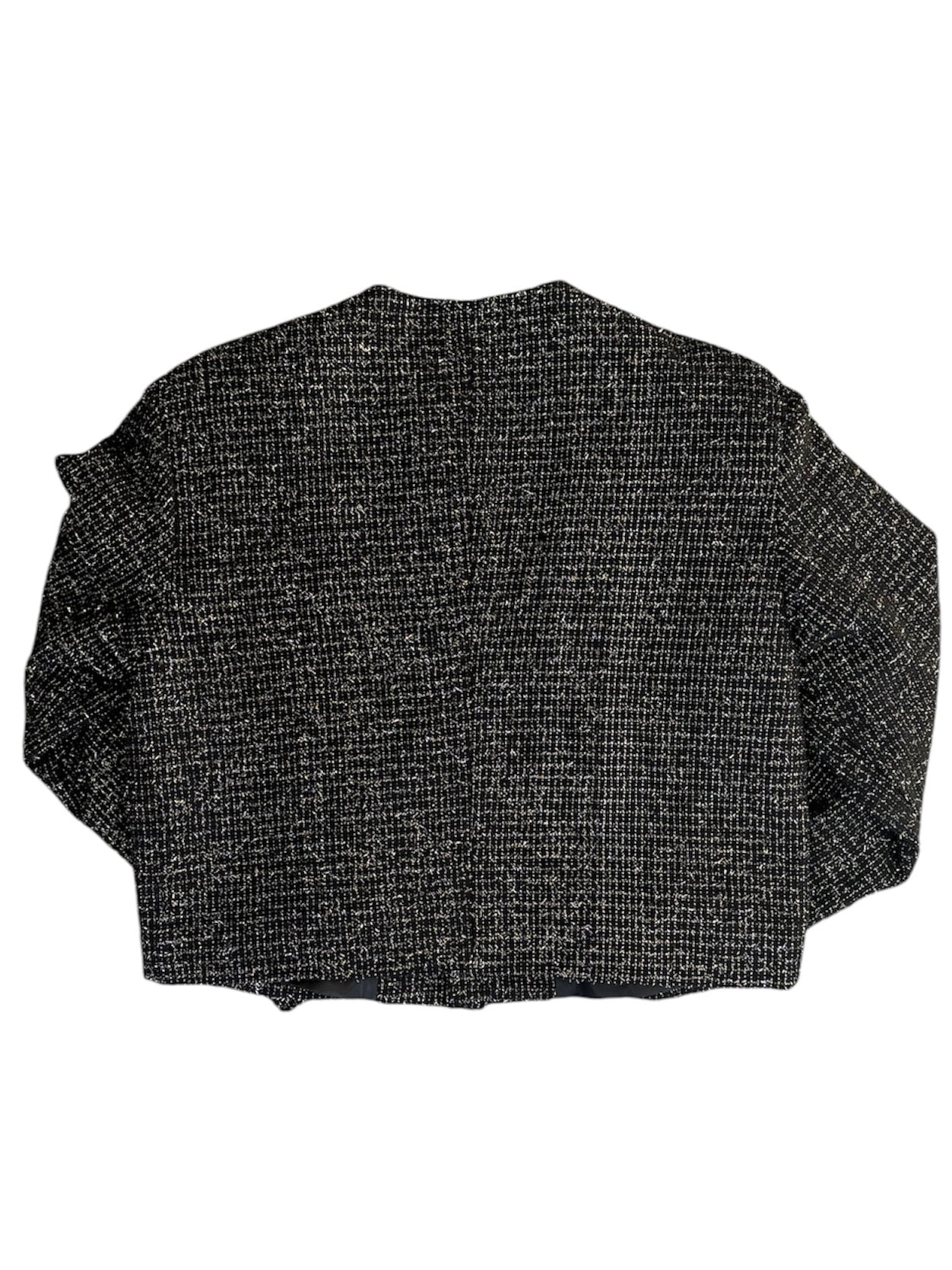 ALUDE SELECT】 nocollar lame tweed jacket(3color) | 【ALUDE