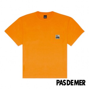 【PAS DE MER/パドゥメ】LOGO T-SHIRT Tシャツ / ORANGE / AW25-13677