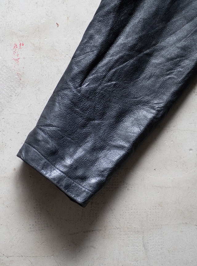 "DANIER" 1990s Leather car coat