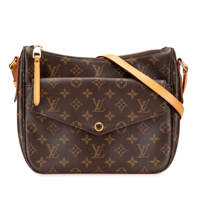ルイ ヴィトン モノグラム マビヨン 斜め掛け ショルダーバッグ M41679 ブラウン PVC レザー レディース LOUIS VUITTON 【中古】