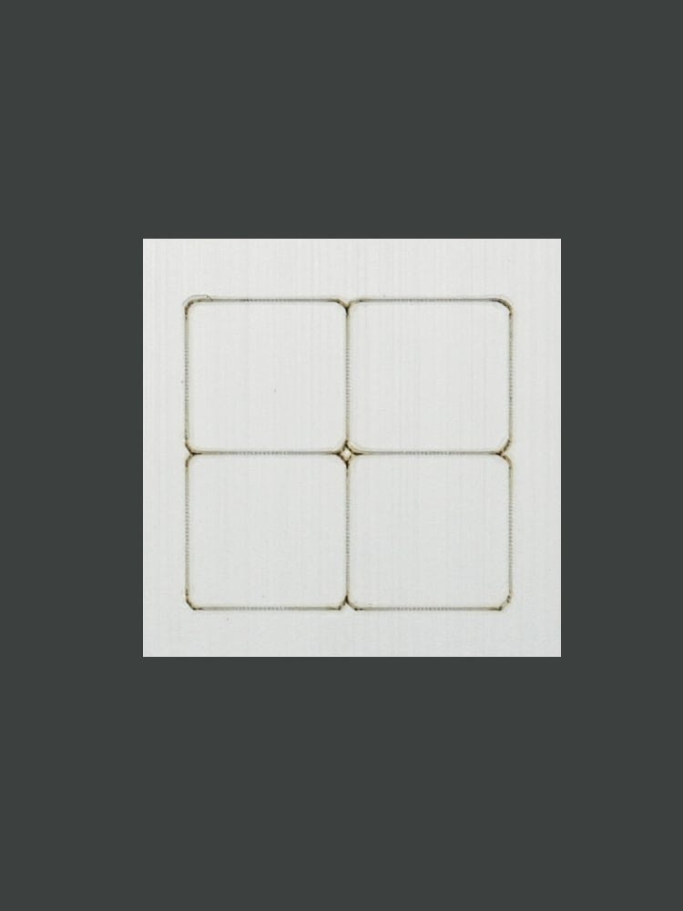 Nゲージ サロ213 窓塞ぎ カット済み銀色シール（4窓分） | 甲府モデル