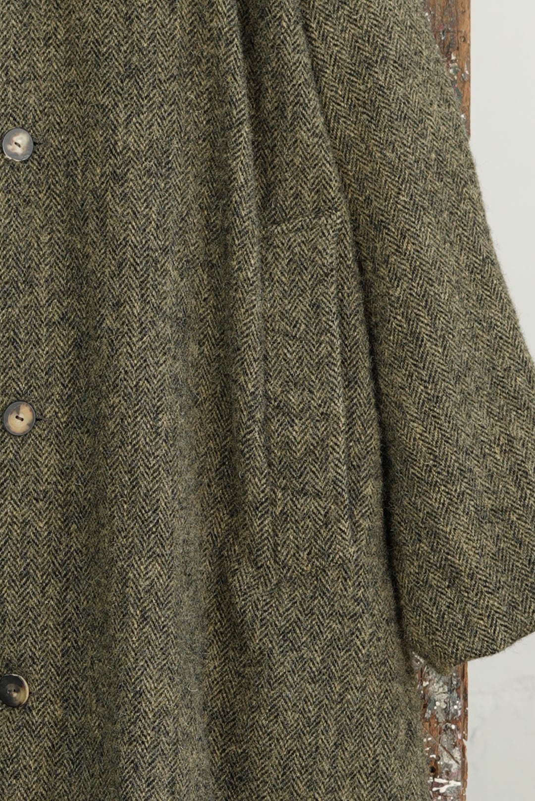 CHEZ VIDALENC - COAT BOBI / HARRIS TWEED (FRIDAY) | Brownie