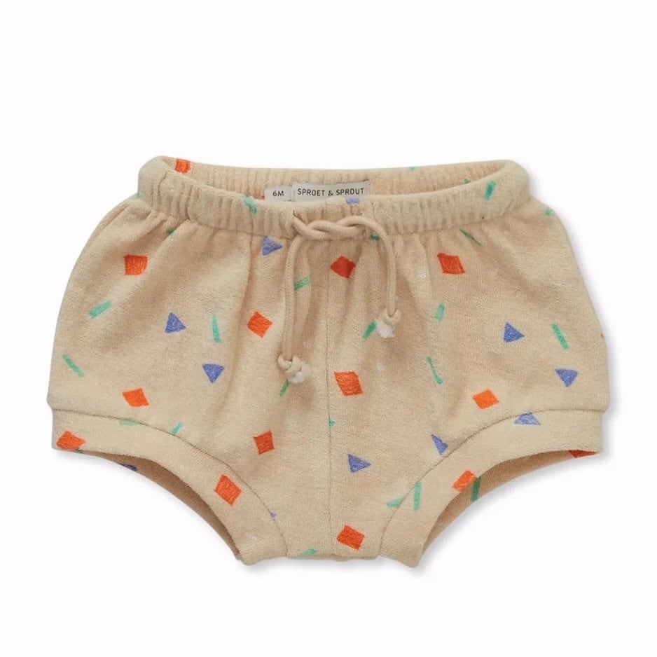 SPROET&SPROUT Terry Baby Short Sprinkle【18M】Sesame