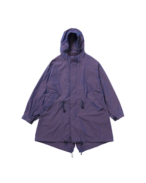 C/N ENTYME CHAMBRAY MILITARY COAT-purple <LSD-BD1C1>